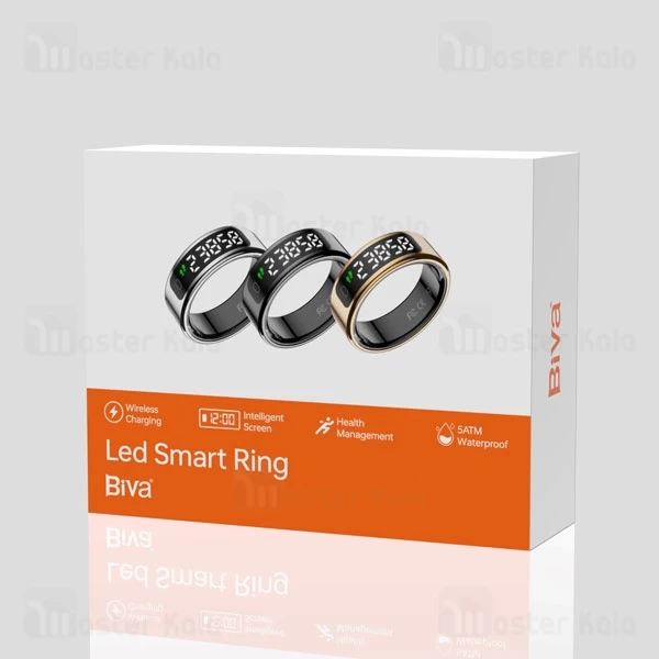 حلقه هوشمند بیوا Biva Ring-02 LED Smart Ring دارای صفحه نمایش - تصویر 6