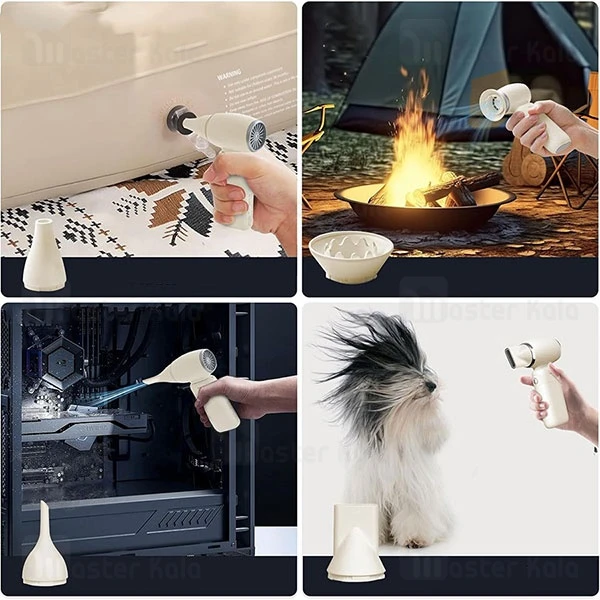 پاوربانک 10000 و پنکه چندکاره گرین لاین Green Lion Multifunctional Powerbank and Fan GNMFPBFANWH - تصویر 2