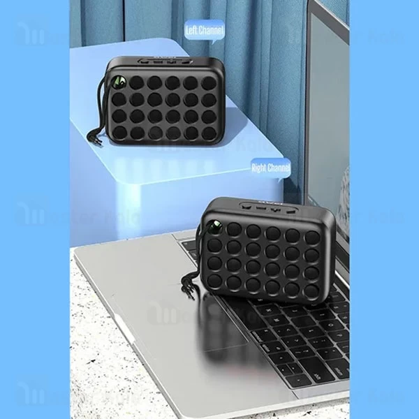 اسپیکر بلوتوث اوی Awei Y385 توان 4 وات رم و فلش خور (مشکی) - تصویر 3