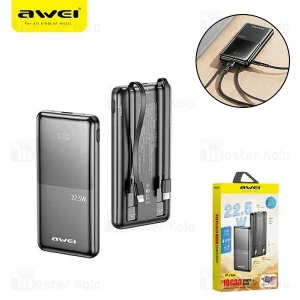 پاوربانک وایرلس 10000 مگ سیف پرودو Porodo Magsafe PD-PBFCH021-BK توان 20 وات با قابلیت شارژ اپل واچ