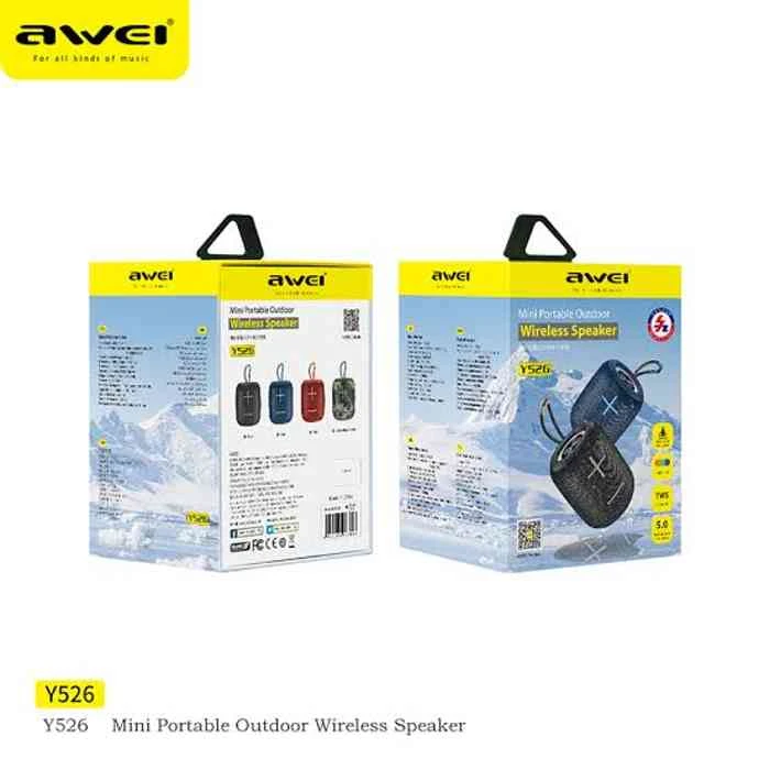 اسپیکر بلوتوث اوی Awei Y526 توان 6 وات رم و فلش خور - تصویر 7