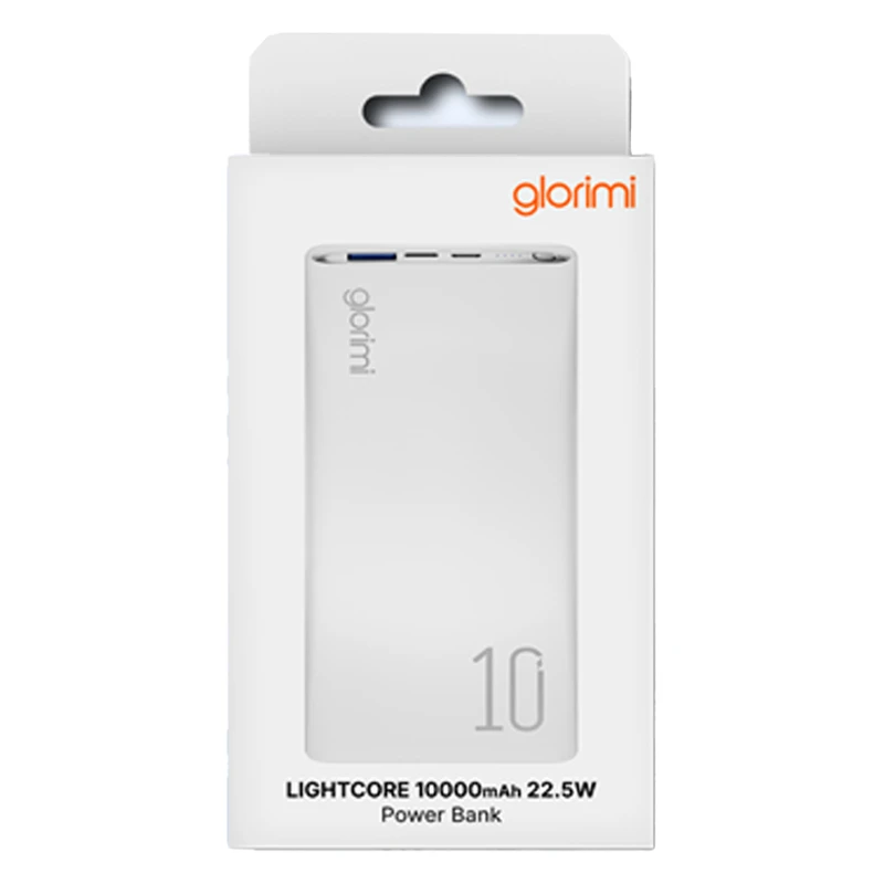 پاوربانک 10000 شیائومی گلوریمی Glorimi LightCore توان 22.5 وات - تصویر 4