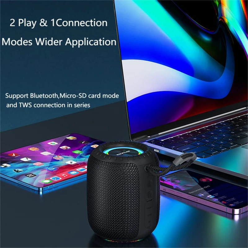 اسپیکر بلوتوث اوی Awei Y526 توان 6 وات رم و فلش خور - تصویر 11